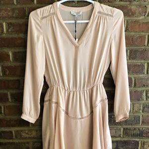 Heartloom blush long sleeve dress new with tags